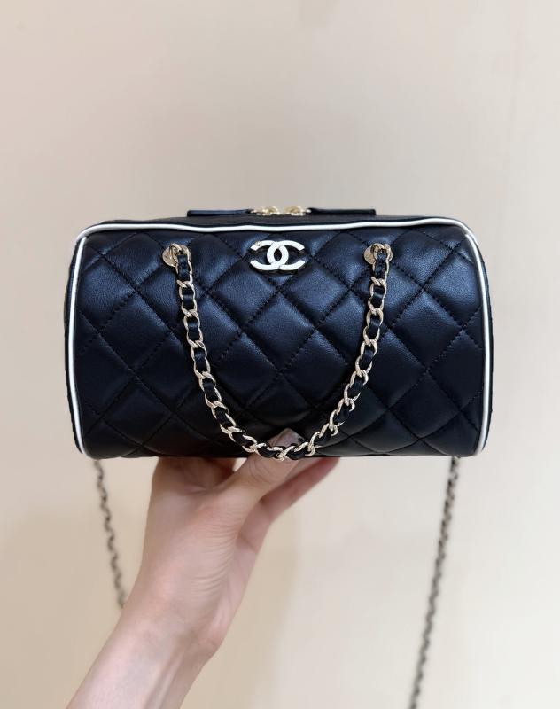 Chanel香奈兒25P漫畫熊貓配色保齡球包